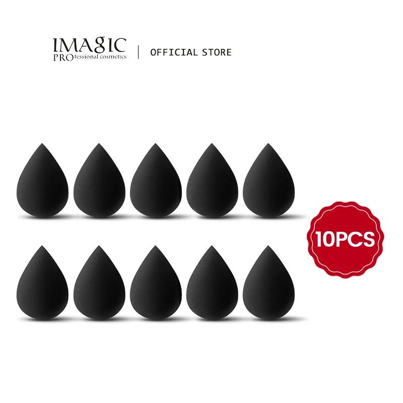 IMAGIC – ensemble d'éponges de maquillage pour femmes, 10 pièces/Kit, doux et coloré, poudre de fond