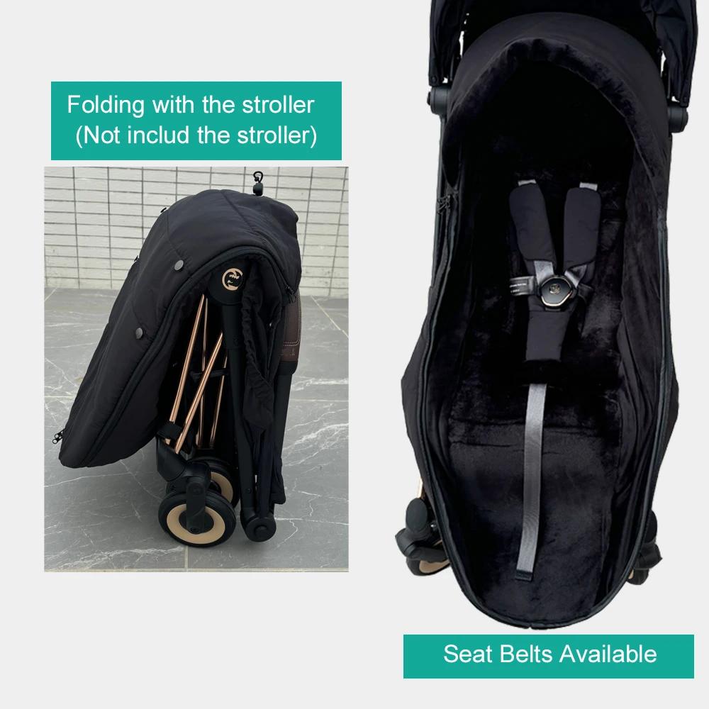 Chancelière d'hiver pour chariot de bébé, compatible avec les poussettes Cybex Priam, ata os et COYA
