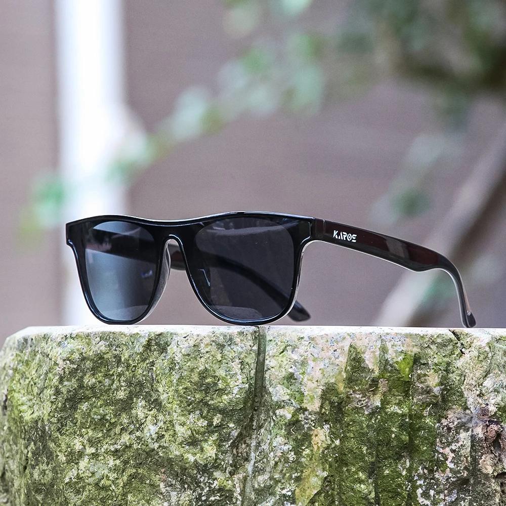 KAROS lunettes de soleil polarisées pour hommes femmes carré surdimensionné Anti-éblouissement condu