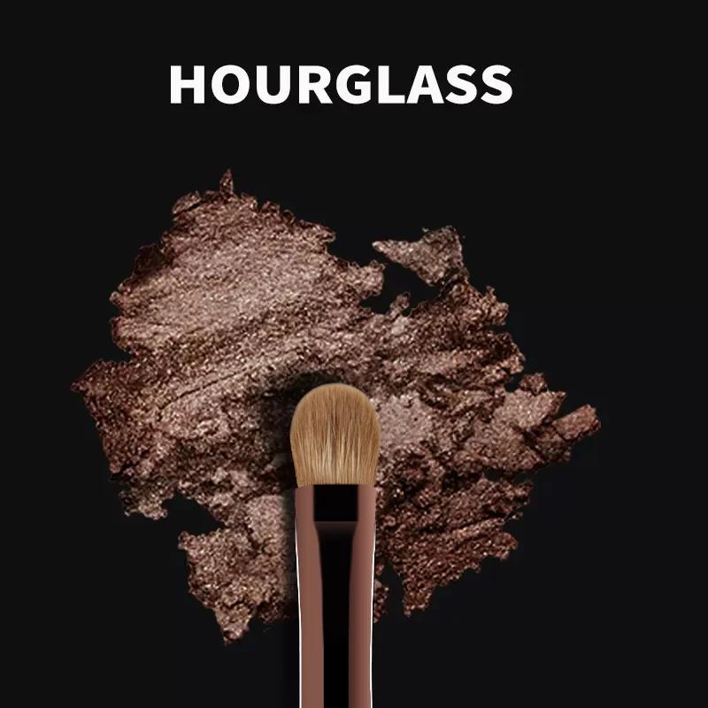 Ensemble de pinceaux de maquillage sablier 10 fards à paupières doux et pratiques, correcteur, stuc,