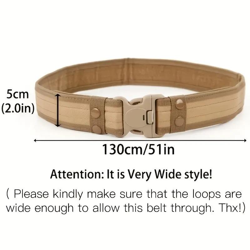 Ceinture tactique de Camouflage en plein air pour hommes, ceinture en tissu Oxford, ceinture d'alpin