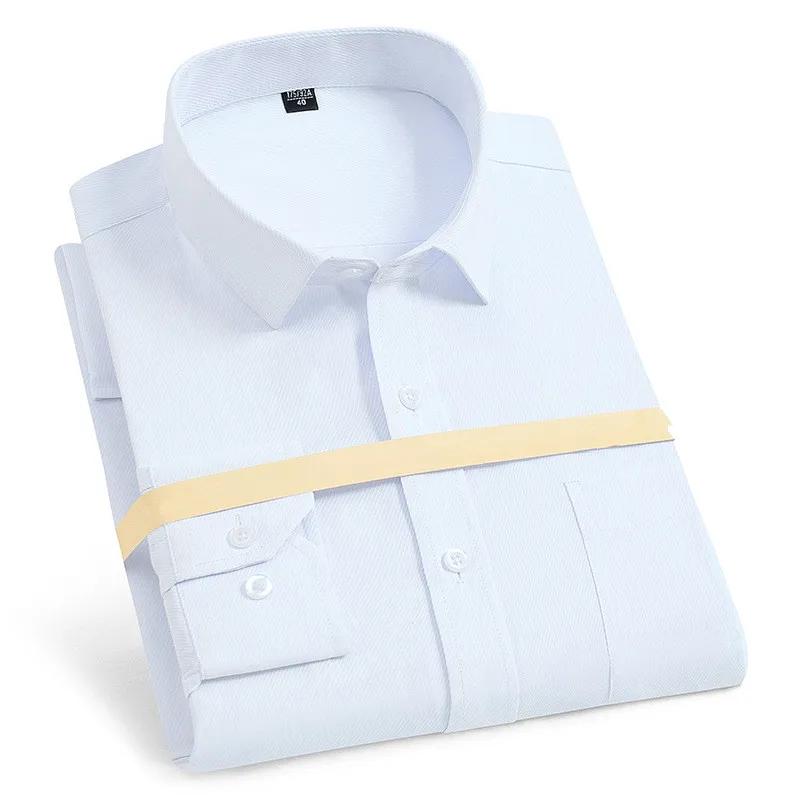 Chemises sociales pour hommes, grande taille 11XL 10XL, manches longues, chemise formelle de travail
