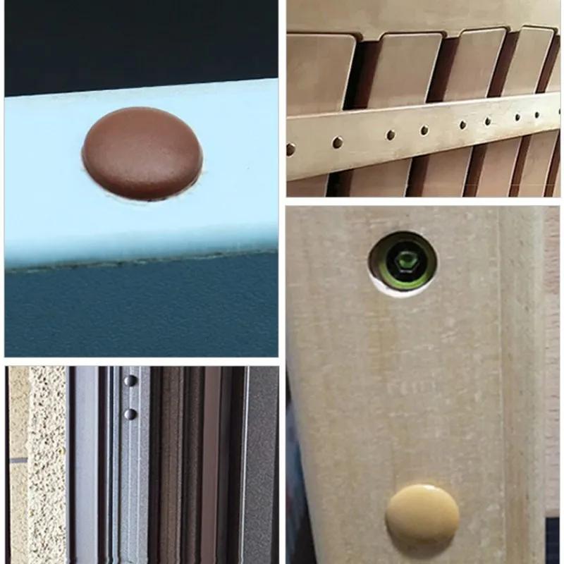 Bouchon à trou en plastique pour embellissement de meubles, 200 pièces, bouchon en caoutchouc, acces