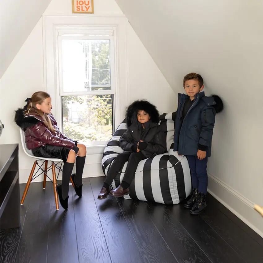 I-2025-Manteau d'Hiver pour Enfant Fille et Garçon, en Tissu Brcorporelle Imperméable, avec Rempliss
