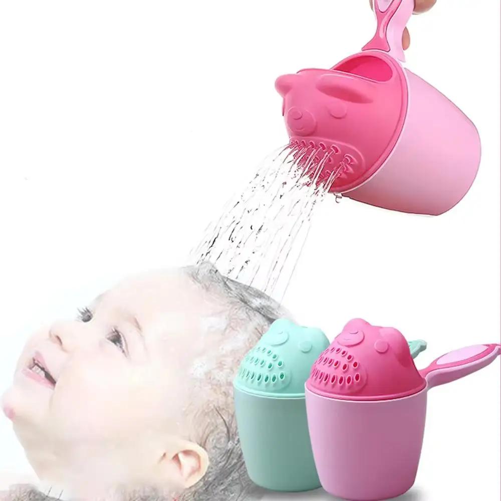 Tasse de shampoing pour bébé, seau de bain pour bébé, cuillère de bain pour enfants, tasse de lavage