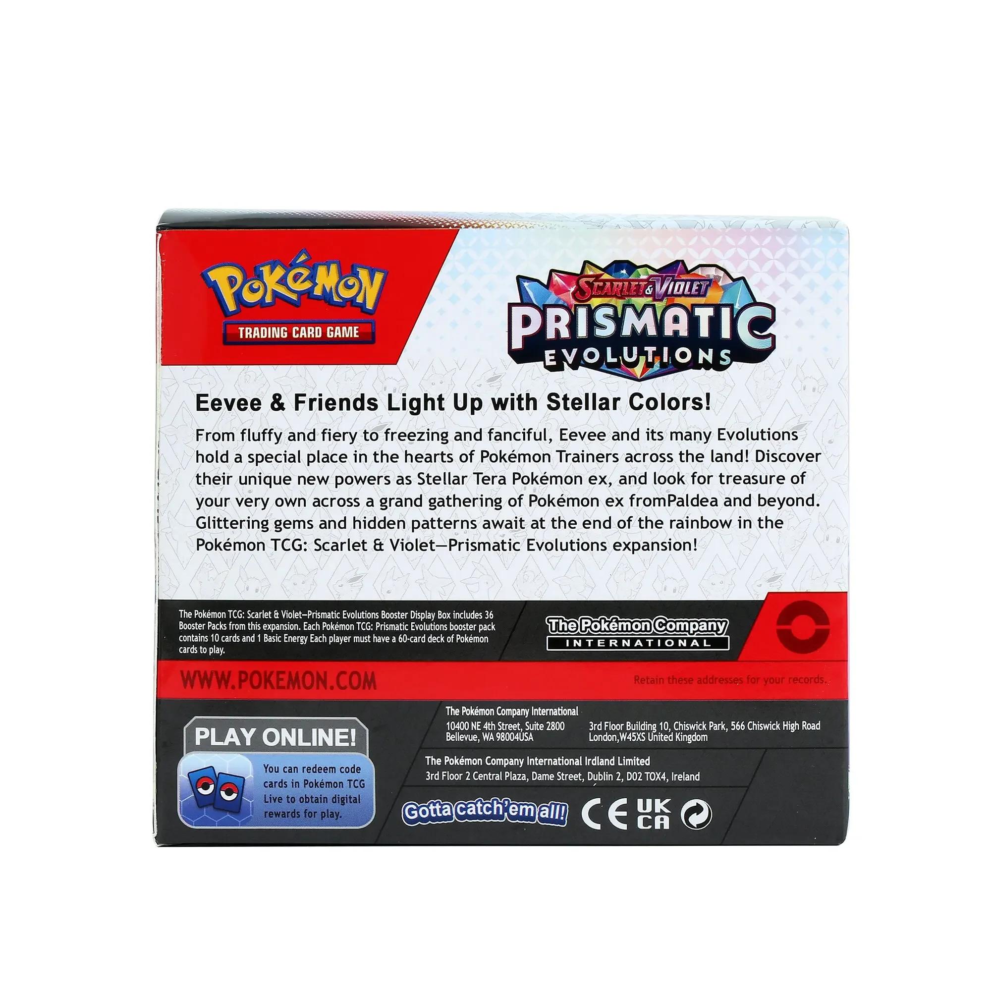 360 cartes Pokémon Prismatic Evolutions PHANTASMAL FLAMES Scarlet Violet 151 Black Bolt Booster Batt