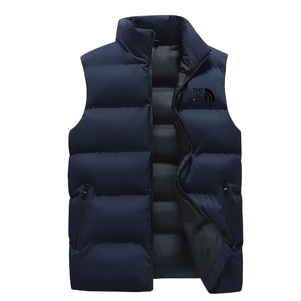 Veste à manches longues pour hommes - manteau sans manches élégant - manteau d'hiver imperméable à f