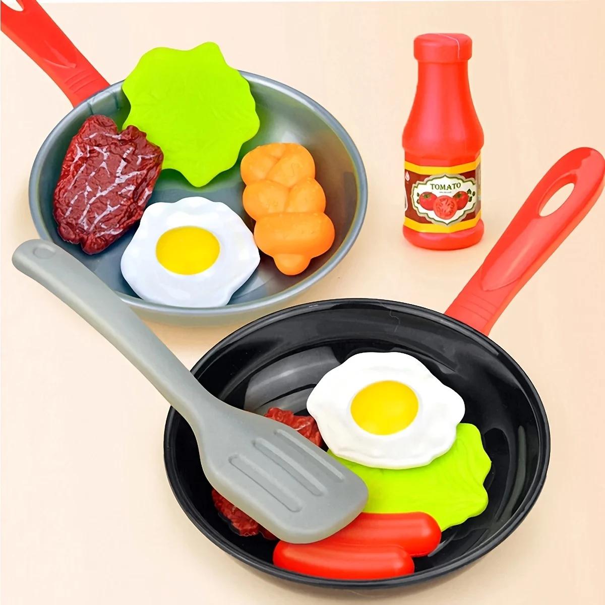 8 pièces enfants cuisine nourriture jouets Simulation ustensiles de cuisine jeu ensemble semblant jo