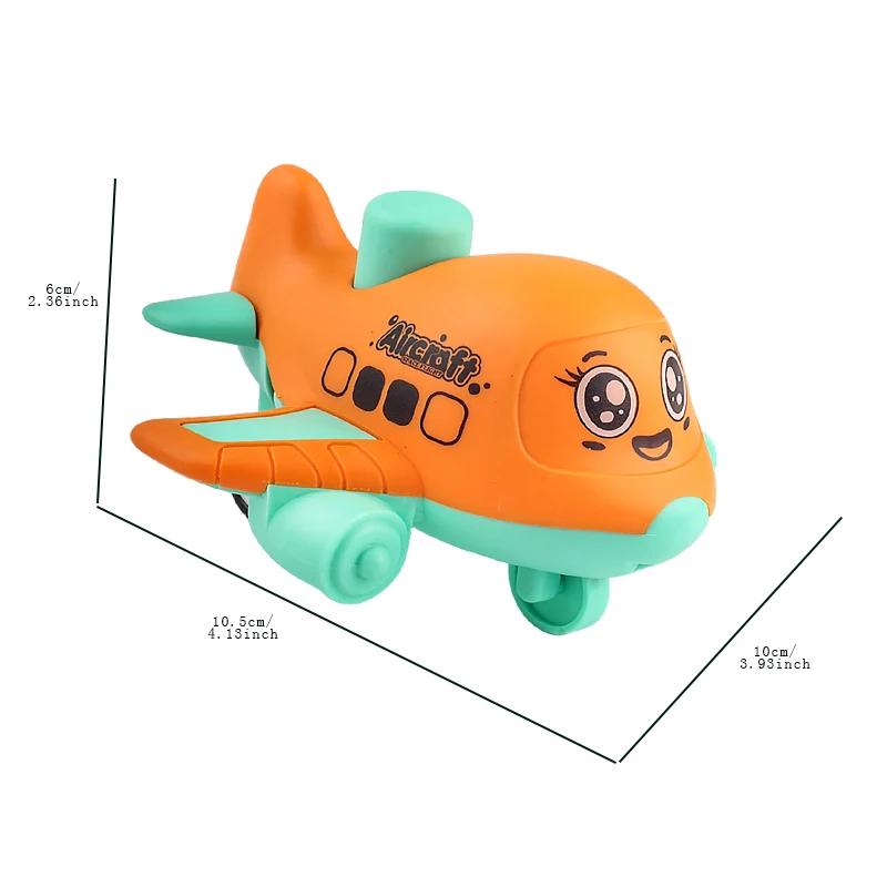 Jouets d'avion Press and Go pour tout-petits de 1 à 3 ans, voitures de course d'animaux pour bébés, 