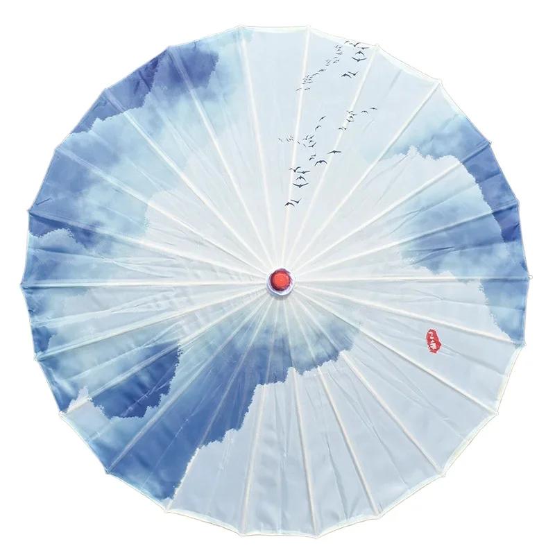 Injgrill-Parapluie japonais pour femmes, 82cm, sans fleurs, danse des prHub, décoratif, chinois, pap