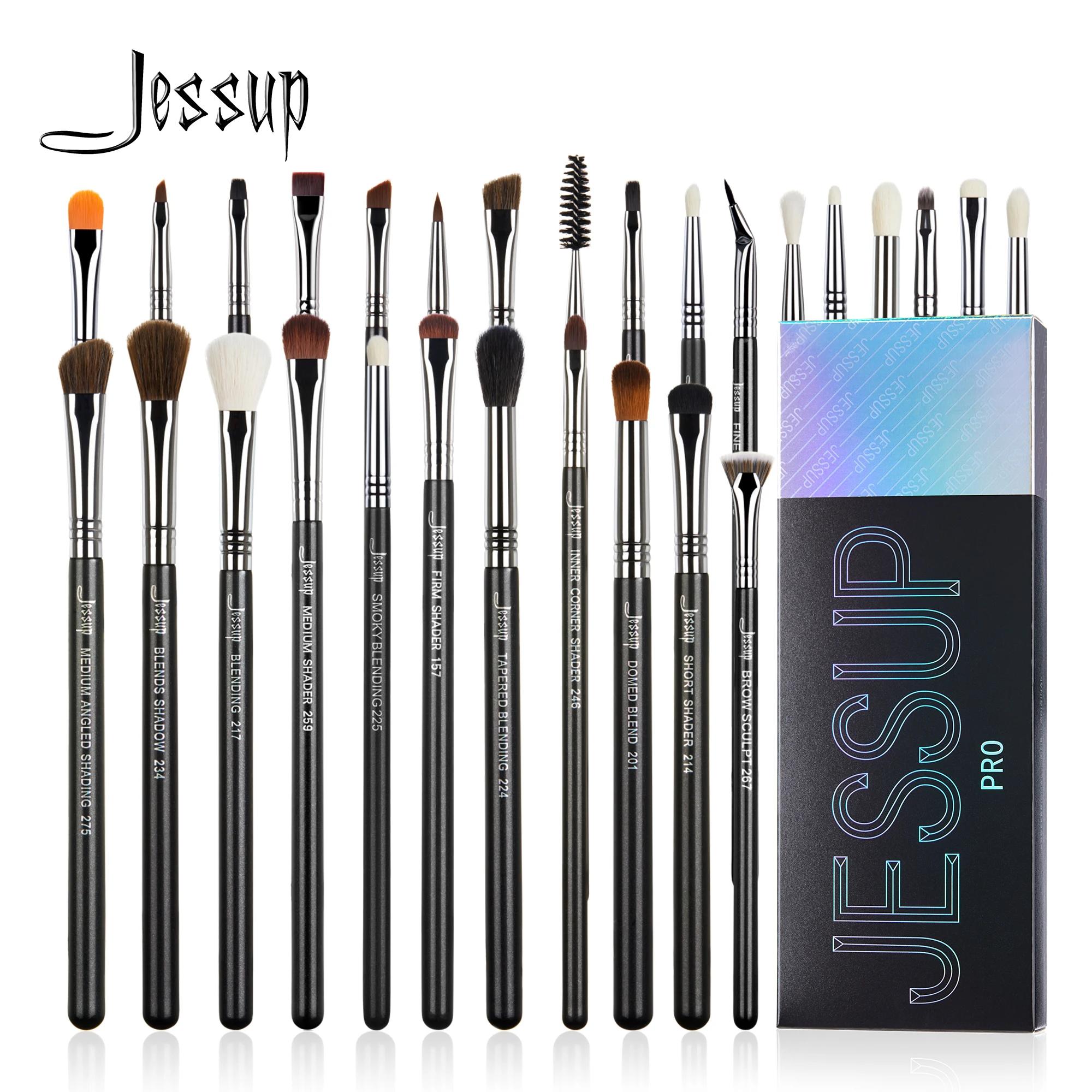 Jessup-Ensemble de pinceaux de maquillage pour les yeux, pinceau de maquillage professionnel, pincea