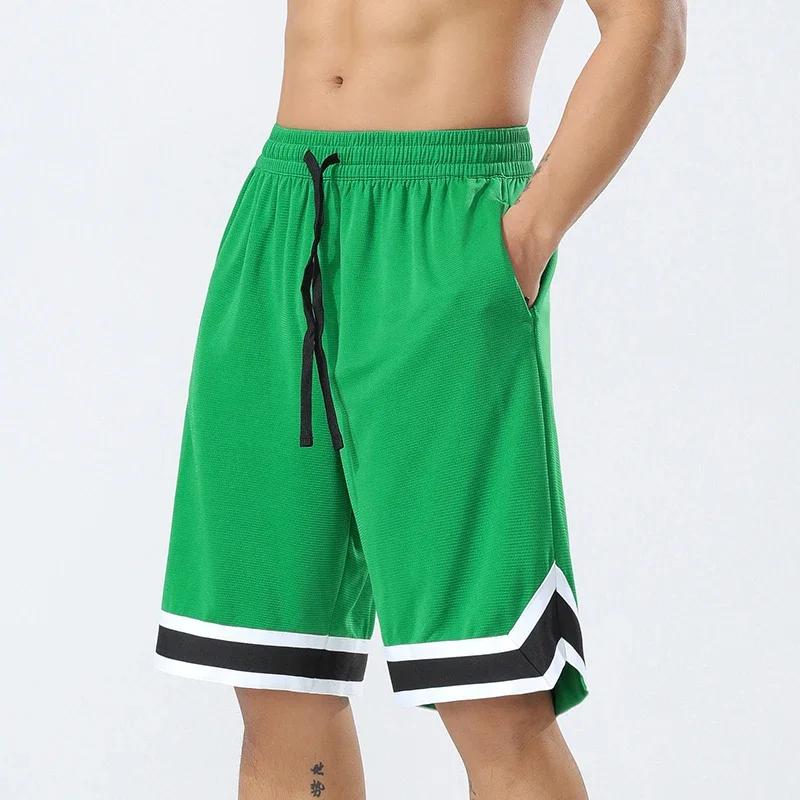 Short de basket-ball et de Football pour hommes, respirant et à séchage rapide, pour la musculation,