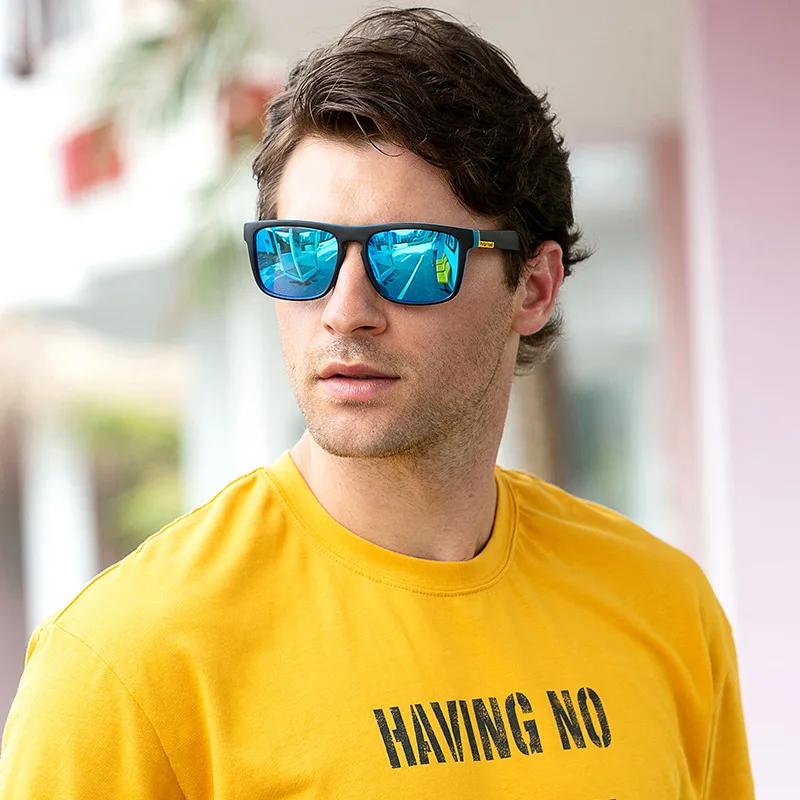 Lunettes de soleil polarisées Vintage carrées pour hommes et femmes, rétro, pour la conduite, la pêc