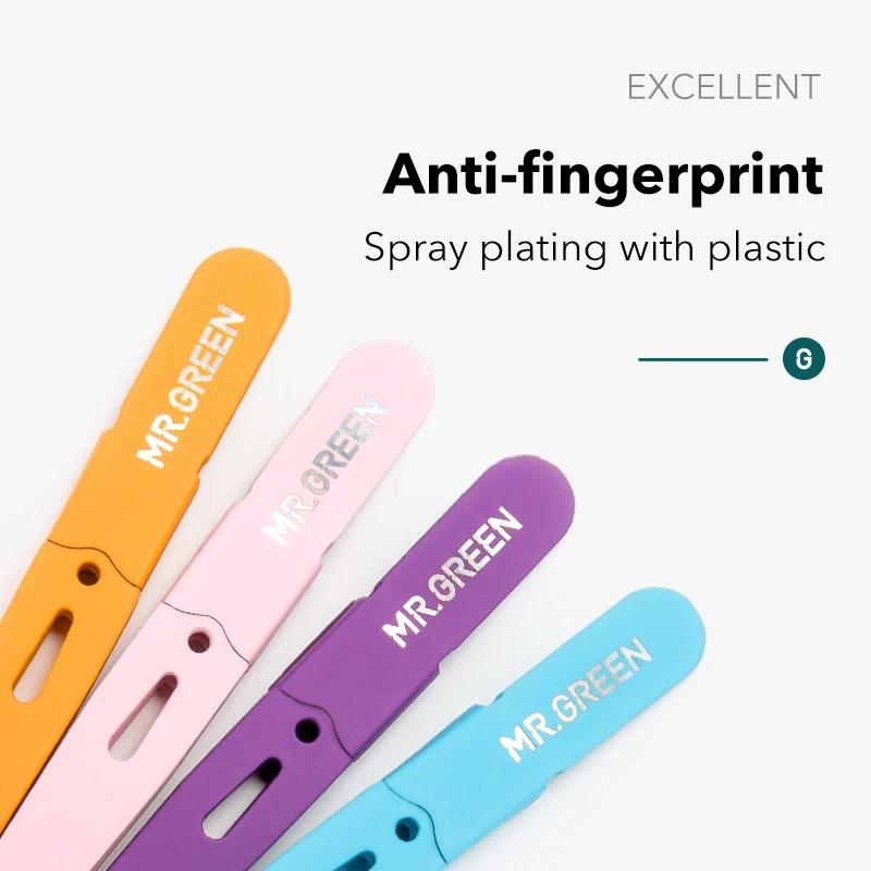 MR.GREEN – pince à sourcils colorée, extracteur de poils fins, en acier inoxydable, pinces à sourcil