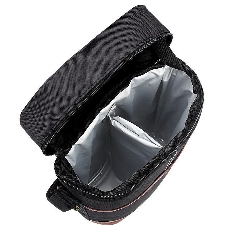 Sac isotherme pour bouteille de vin isotherme souple, bouteille thermique à 2 clics, sac d'extérieur