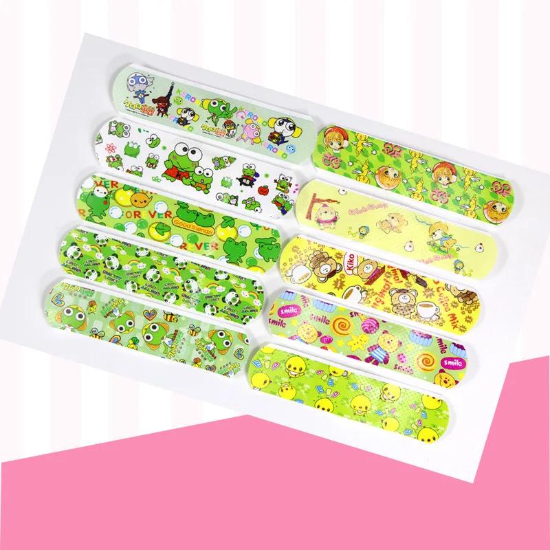 Patch médical de dessin animé mignon, 120 pièces, Bandages adhésifs imperméables pour plaies, anti-p