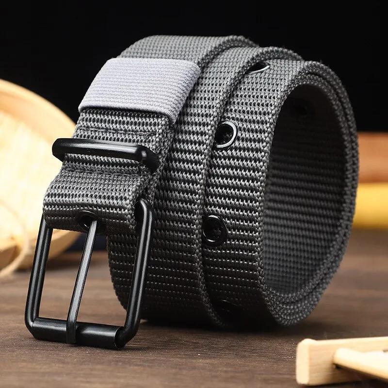 Ceinture en nylon avec broche pour hommes et femmes, ceinture en toile poreuse, ceinture chimbelt av