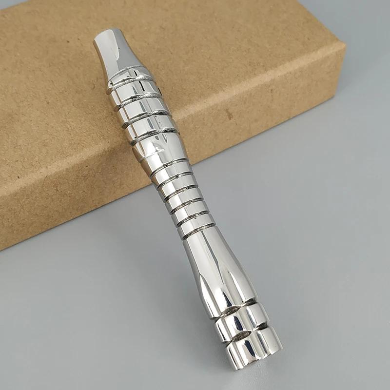 Poignée de rasoir de sécurité en acier inoxydable Dscosmetic Spiral 316 pour rasoir de sécurité
