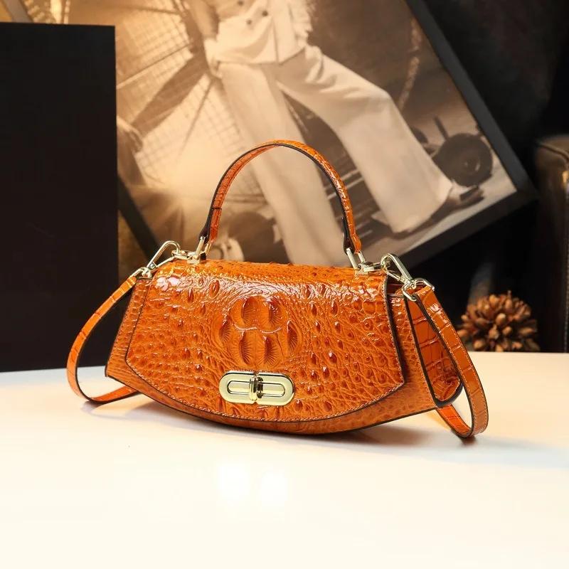Sac bandoulière femme 2026, petit sac en cuir haut de gamme, nouveau style tendance, élégant et styl