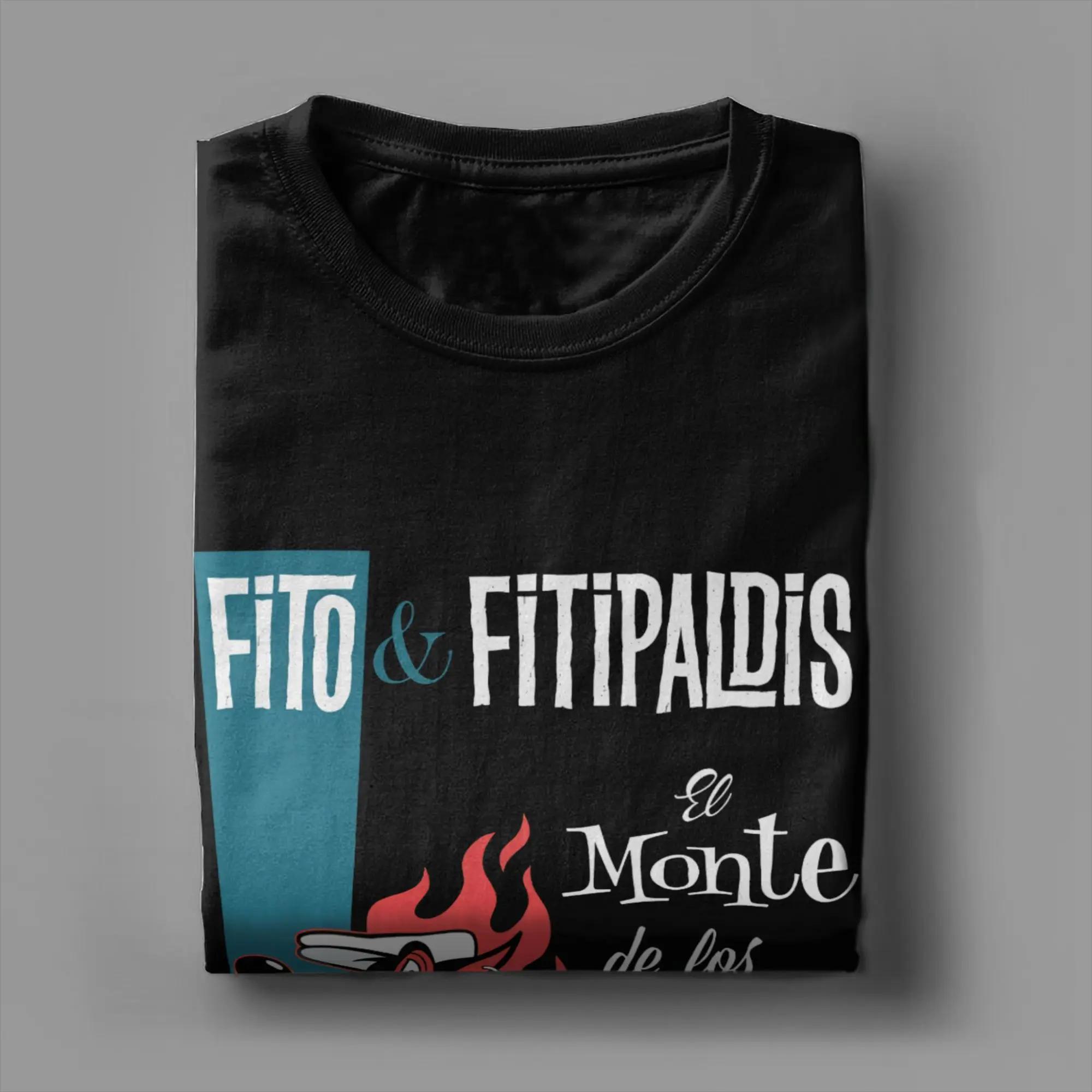 T-shirts Fitos Fitipaldis Band Rock pour hommes, vêtements en coton, à la mode, à manches courtes, à