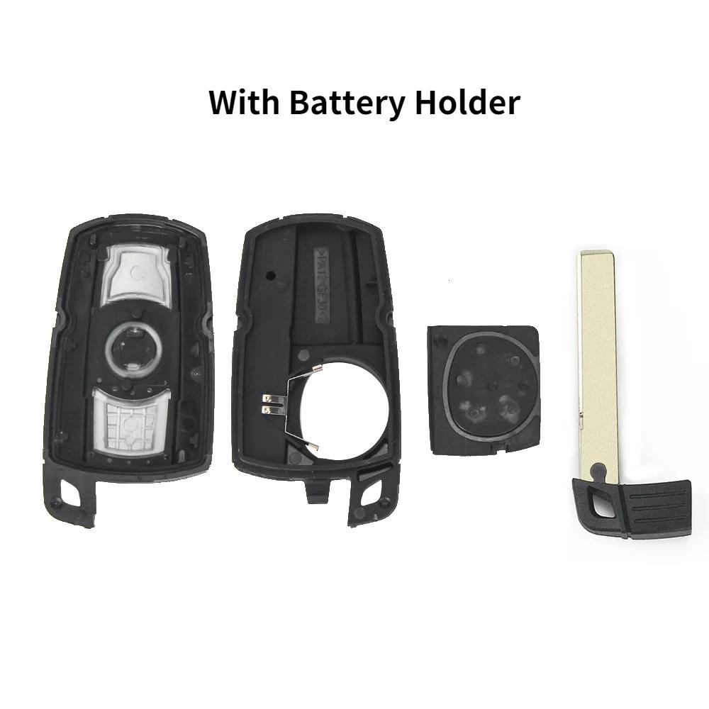 KEYYOU pour BMW 1 3 5 6 série E90 E91 E92 E60 E70 E71 E72 E82 E87 E88 E89 Fob 3BNT coque de clé à di