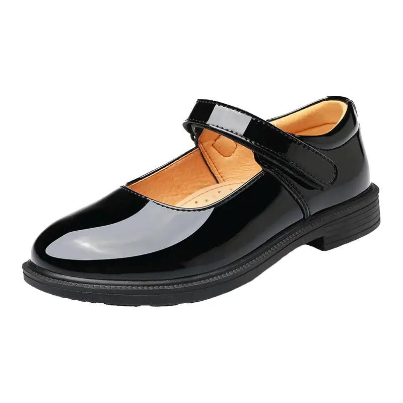 Chaussures de Performance en Cuir Souple et Astronomique pour Fille et Enfant, Style Britannique Mar