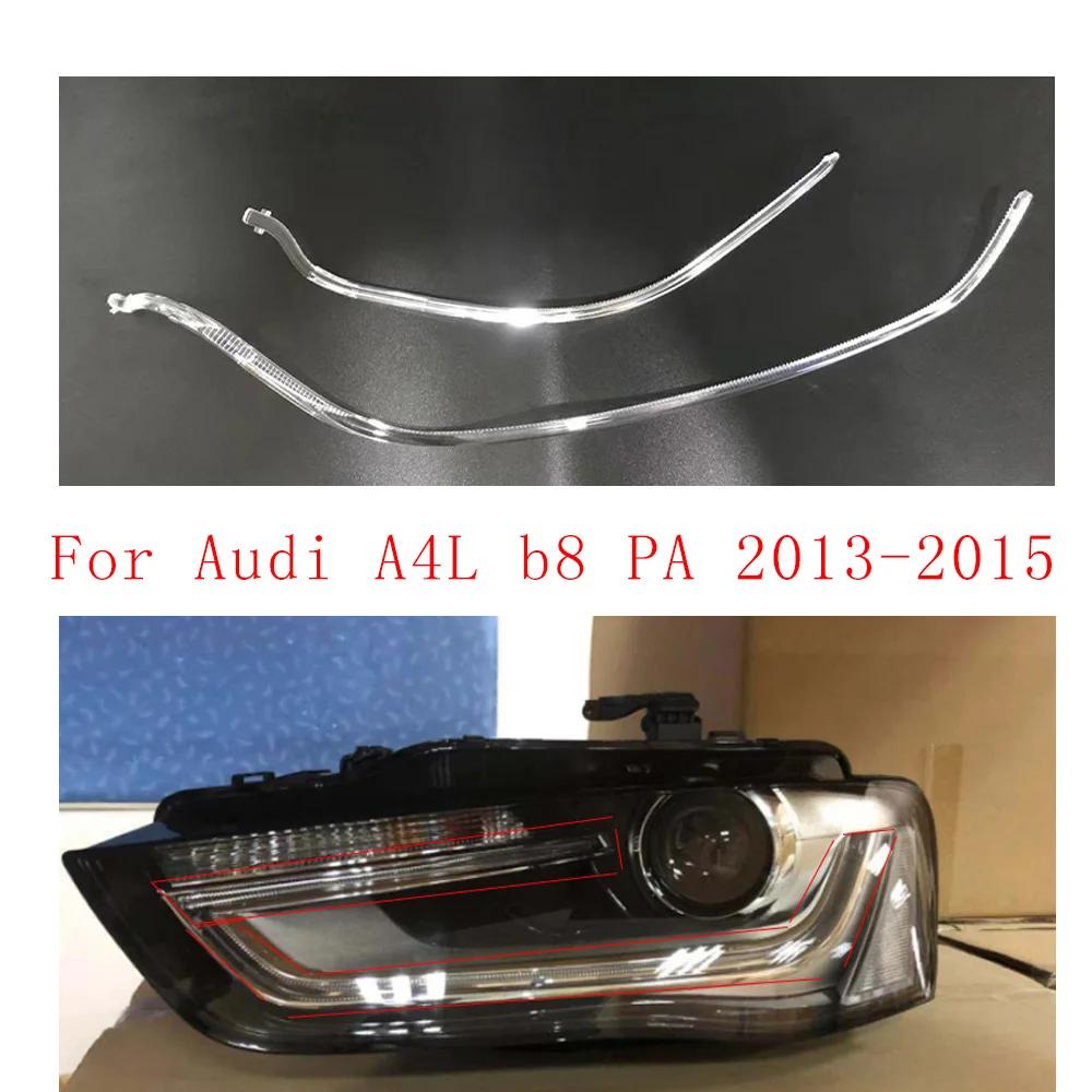 Pour Audi A4L A4 b8 PA 2013-2015 voiture DRL phare lumière plaque de guidage diurne lumière Tube bar
