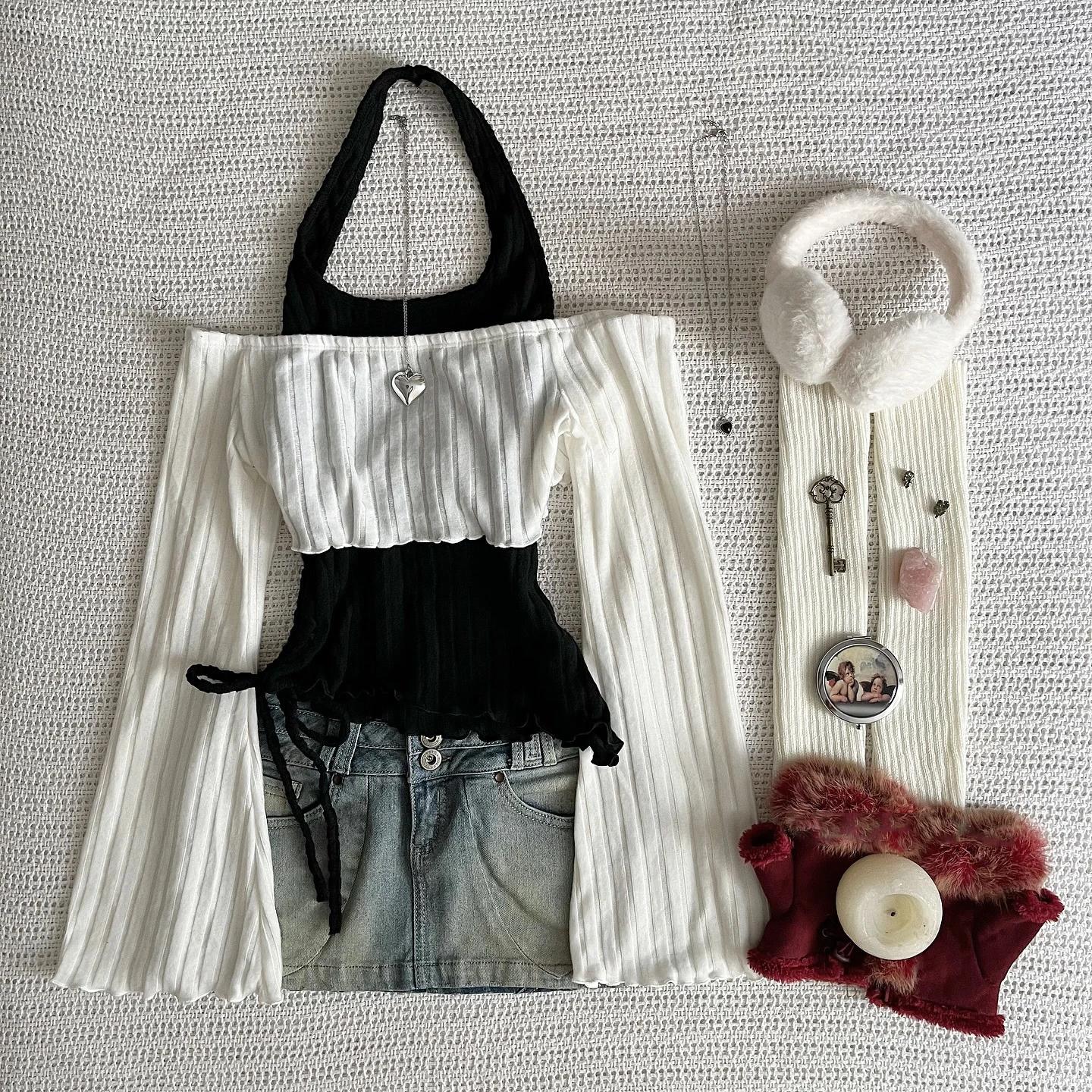 Esthétique gothique imprimé fleuri Baggy t-shirts Emo vêtements Y2k gothique Grunge graphique à manc