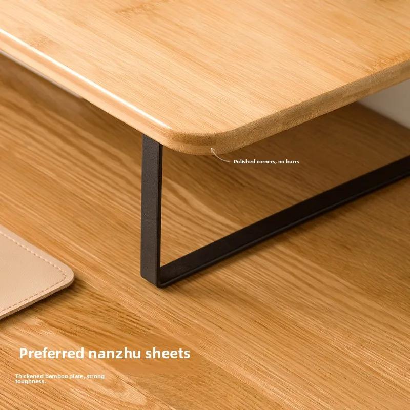 Support de rehaussement pour ordinateur de bureau, support de rangement pour bureau, support de base