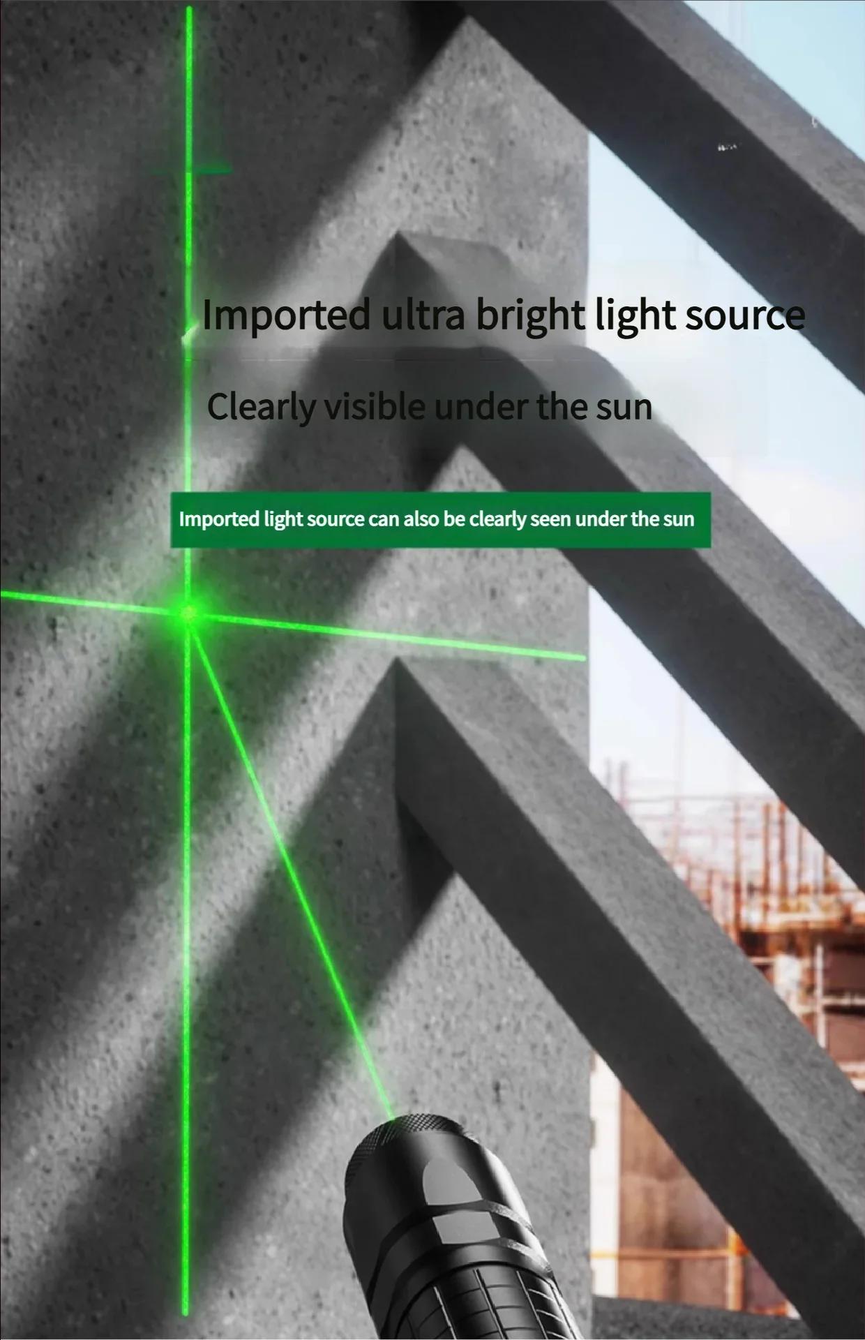Outil laser auto-nivelant : niveau laser à lignes transversales, pointeur de positionnement infrarou