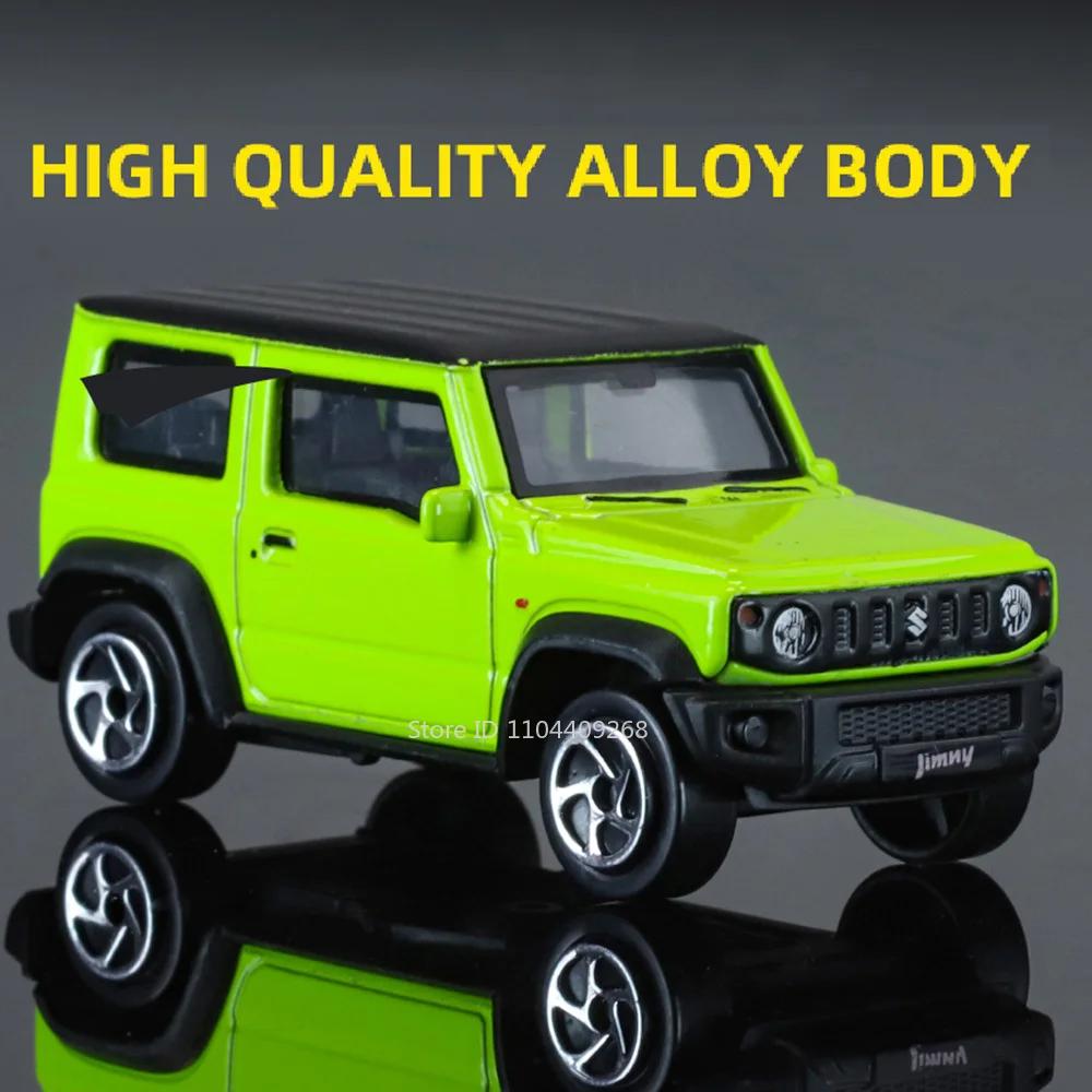 SUZUKI JIMNY – modèle de voiture jouet en alliage, échelle 1:52, Suspension à quatre roues, voitures