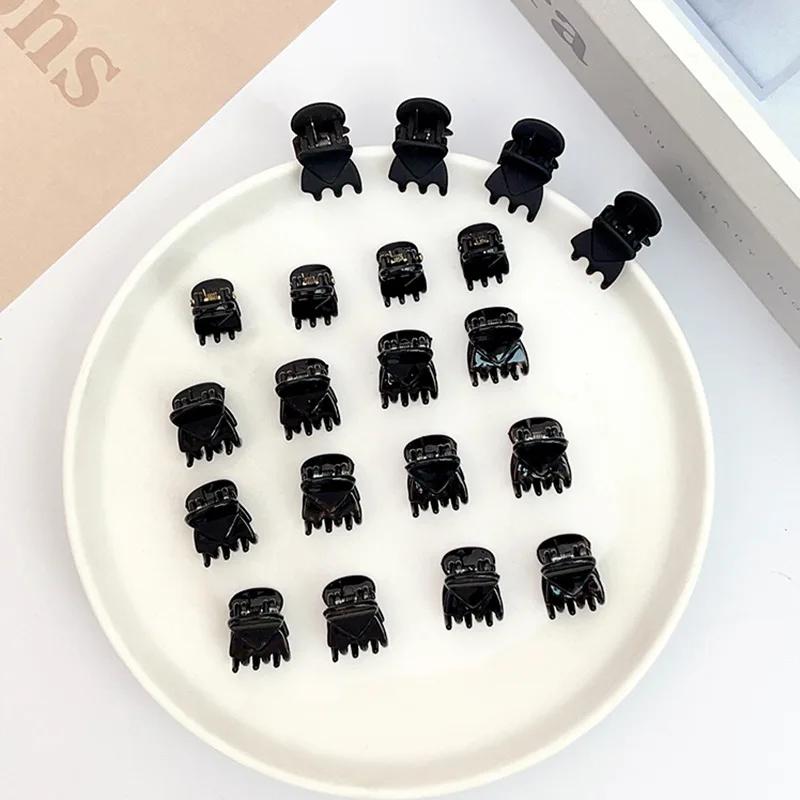 Petite pince à cheveux noire pour femmes et filles, ornement de cheveux, Mini pince à cheveux, acces