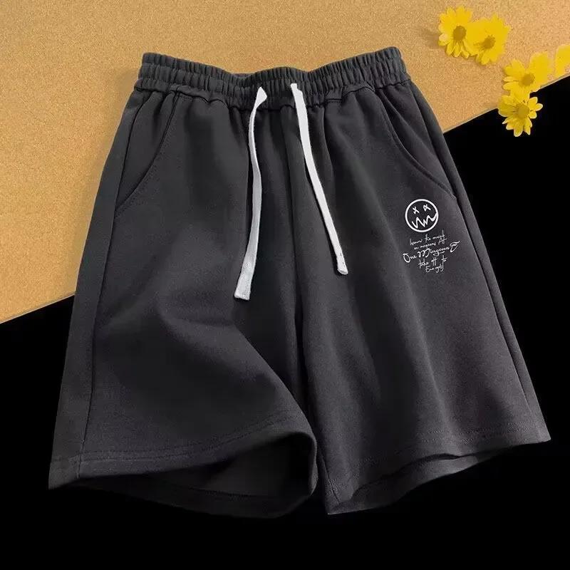 Short surdimensionné pour hommes, fin, décontracté, jambes larges, polyvalent, tendance, ample, surd