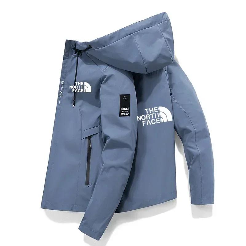 Nouvelle veste coupe-vent pour homme 2026, veste de baseball à capuche zippée, veste décontractée po