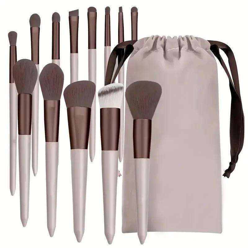 Ensemble de pinceaux de maquillage pour femme, fard à barrage, surligneur, correcteur, fard à joues,