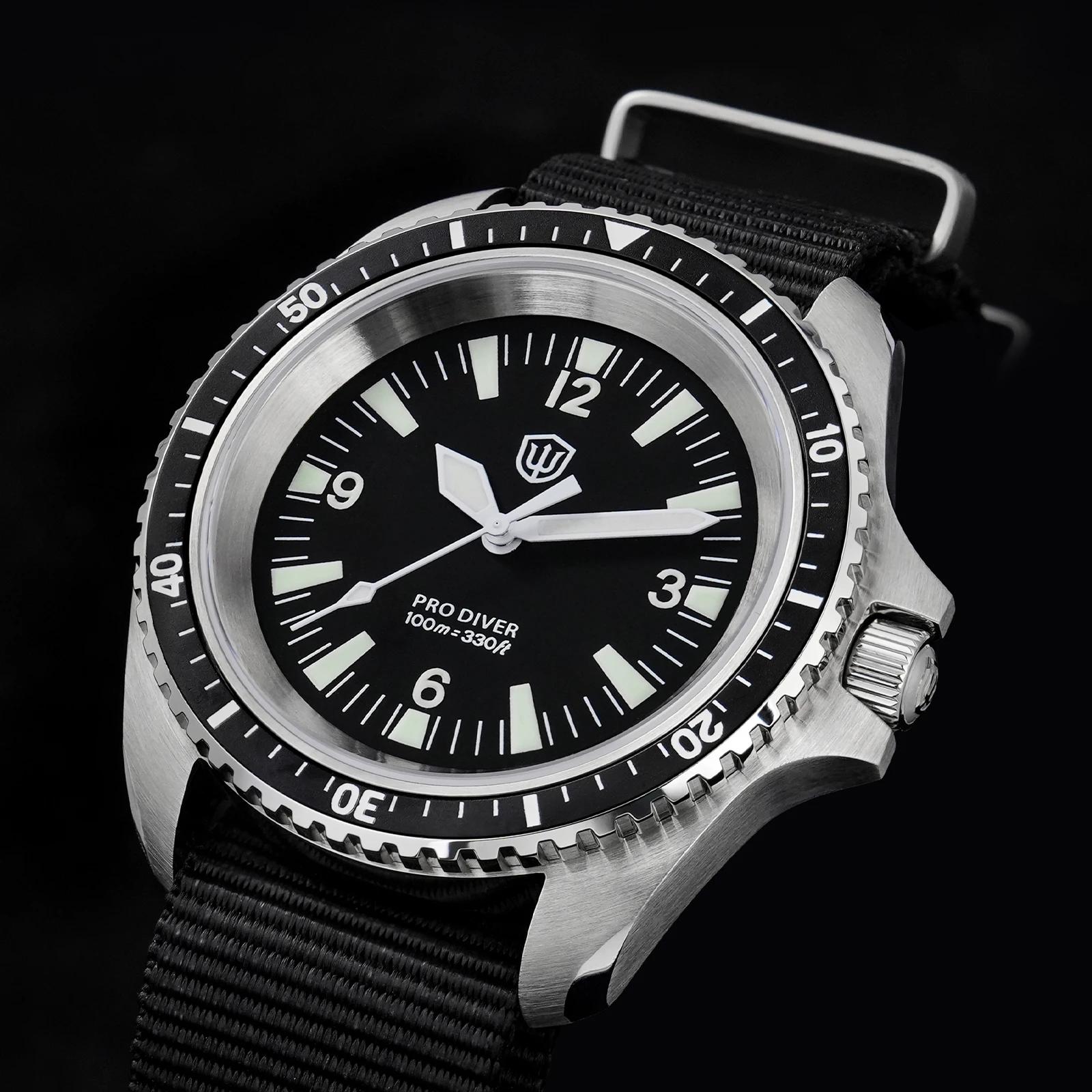 Watchdives WD1980 V3 montre de luxe VH31 balayage secondes mouvement à Quartz AR revêtement verre sa
