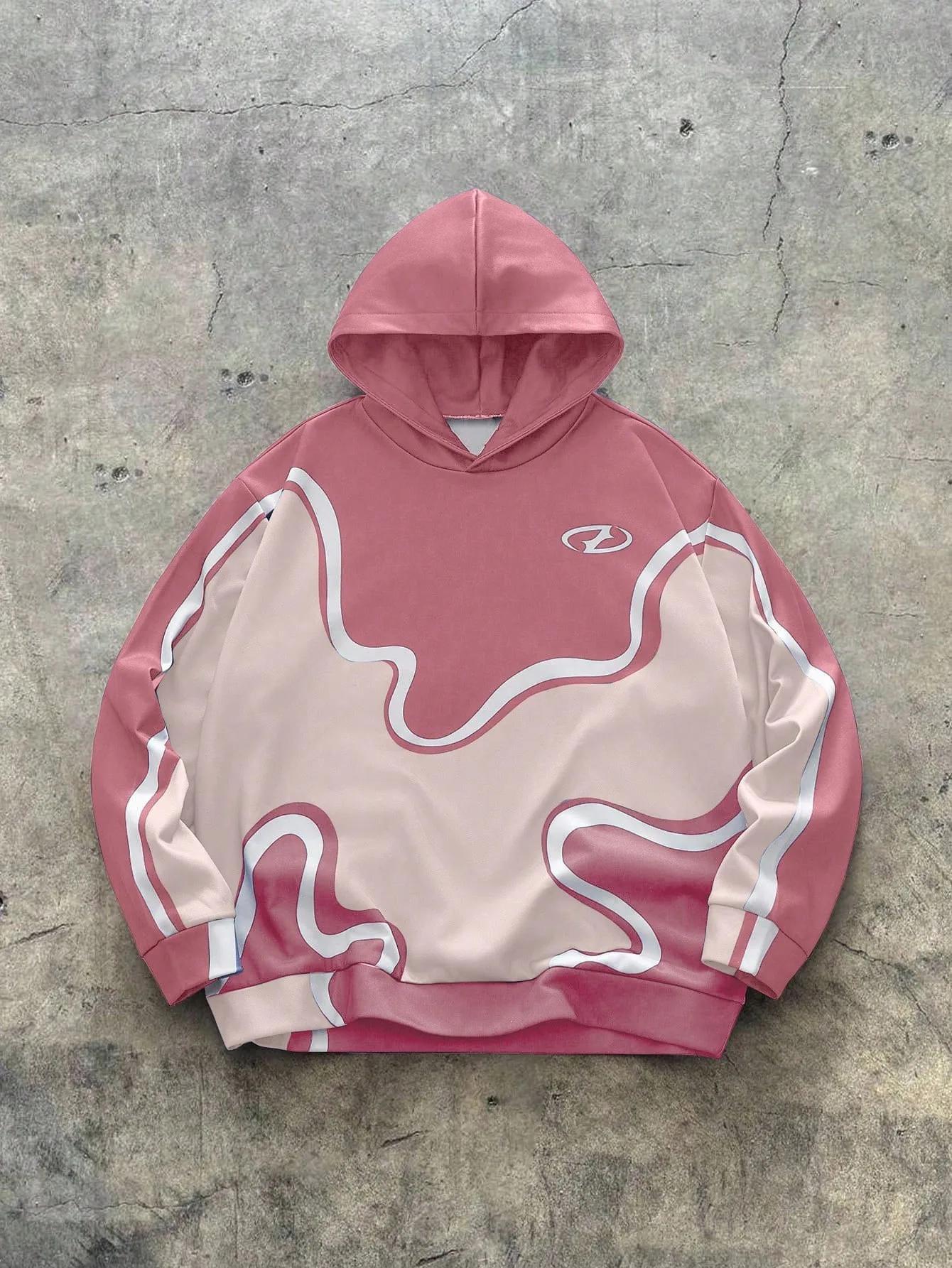 Le nouveau sweat-shirt à capuche pour hommes pour le printemps et l'automne 2025 présente un motif 3