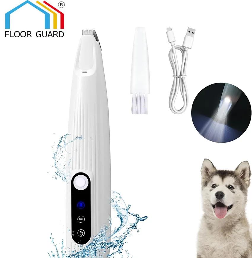 Rasoir de pied pour animaux de compagnie chat rasage poussoir électrique coupe de chien pied cheveux