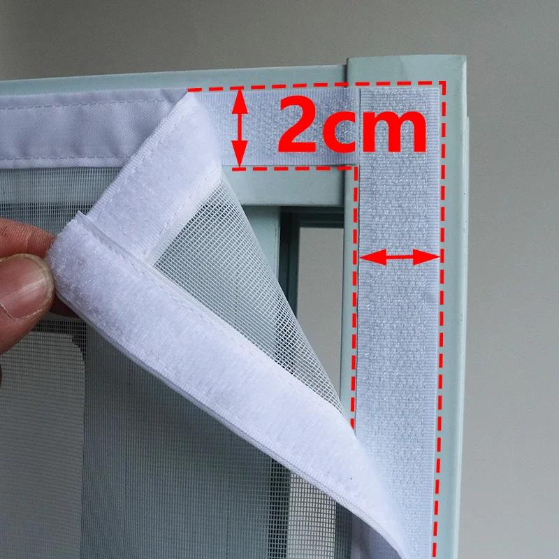 DTGJ – moustiquaire magnétique blanche anti-insectes, Invisible, fiber de verre, maille, taille pers
