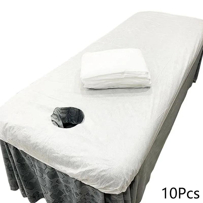 Couvre-lit élastique respirant en tissu non tissé doux pour salon de beauté, draps de lit de poulet,