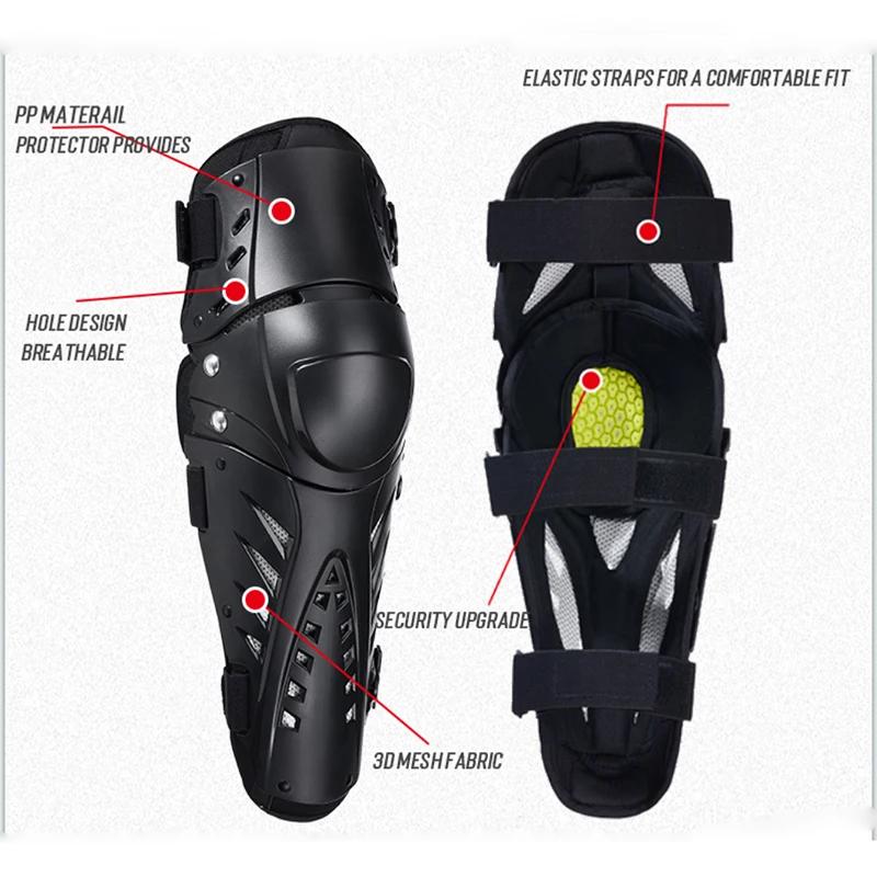SULAITE Moto genouillères équipement de protection équipement de Motocross Moto genou Moto garder Wr