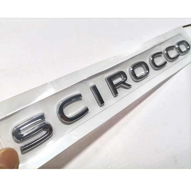Emblèmes de voiture Scirocco de haute qualité en plastique ABS pour la décoration du coffre