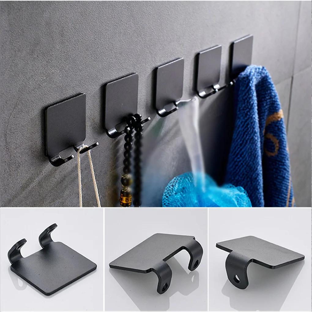 1/2/3/5 pièces porte-rasoir en aluminium hommes rasage rasoir crochet de rangement étagère murale po