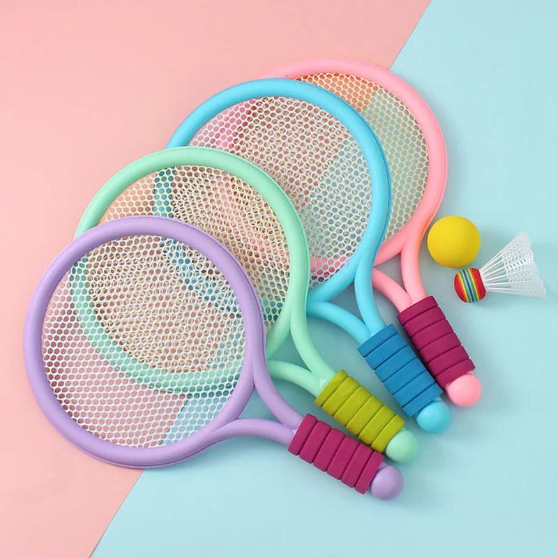 Raquette de Tennis pour enfants, Sports de plein air, balle de Badminton, ensemble de jouets de mate