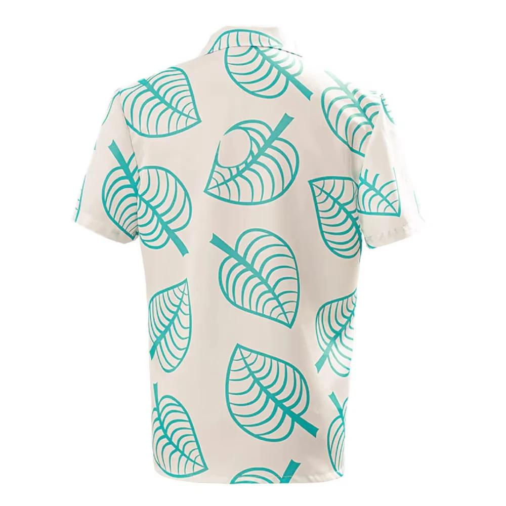 Chemise boutonnée Timmy & Tommy Isabelle Cosplay Animal Game Crossing, chemise à manches courtes amp