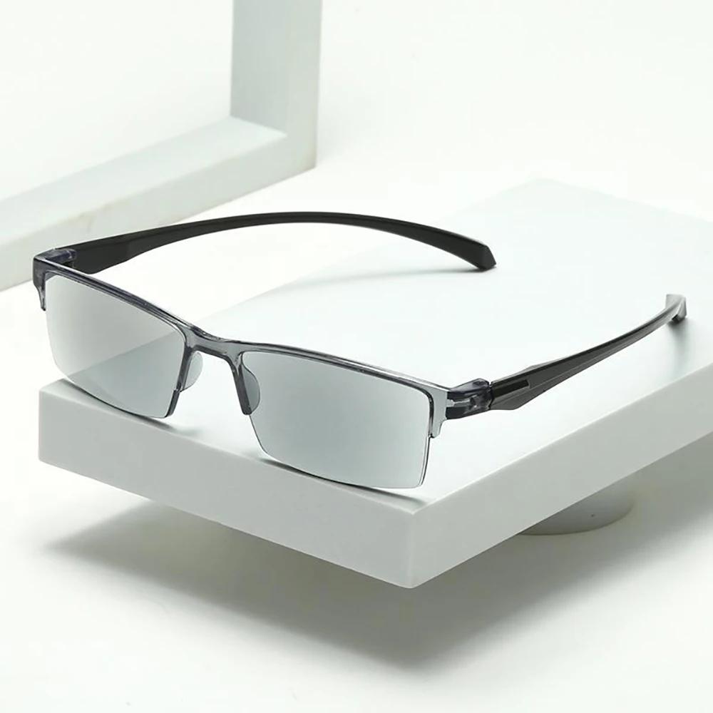 Lunettes de lecture intelligentes à n'aime automatique pour hommes et femmes, anti-lumière bleue, lu