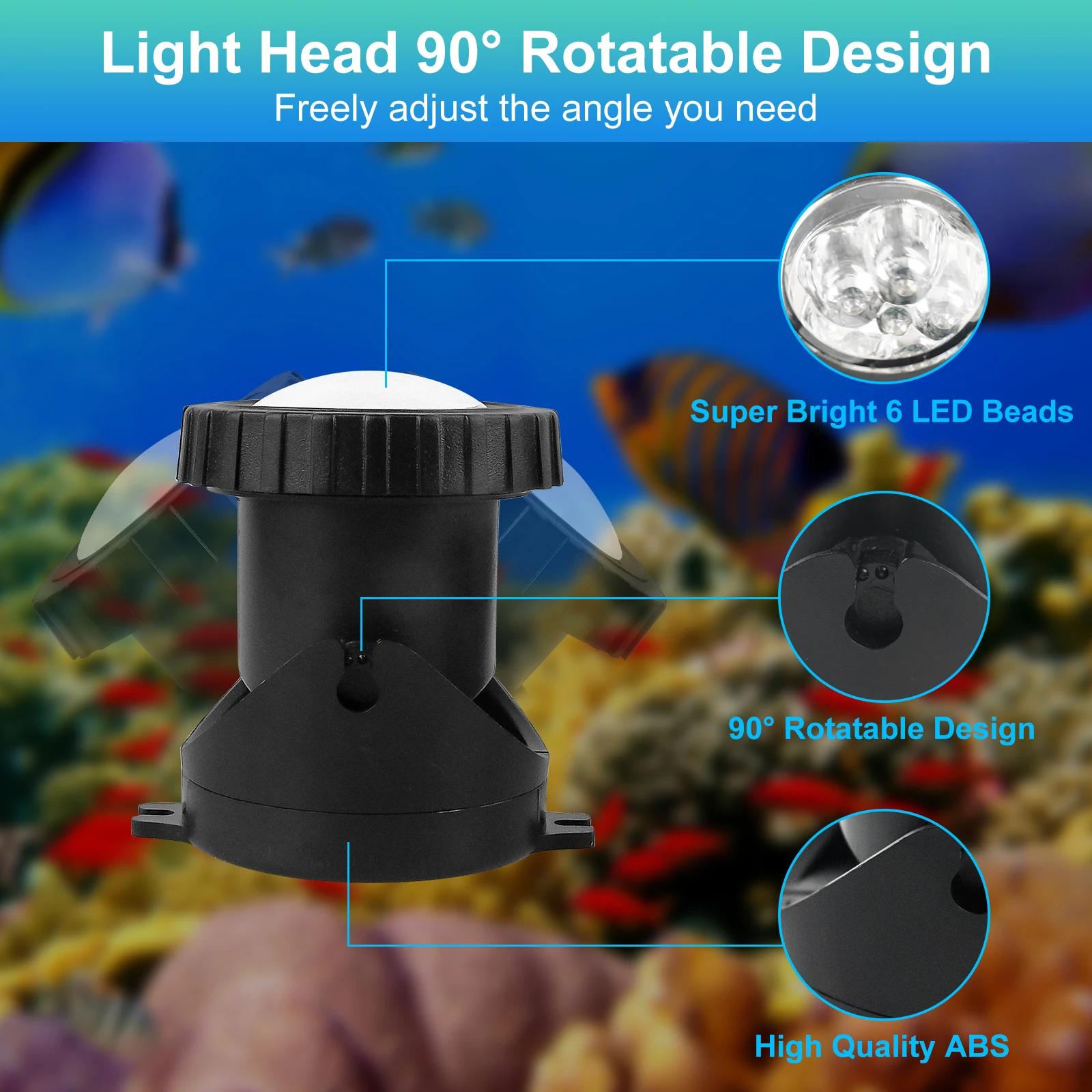 2/3/8/10 LED lumières étanche IP68 fontaine sous-marine étang Spot lumière paysage projecteur pour j