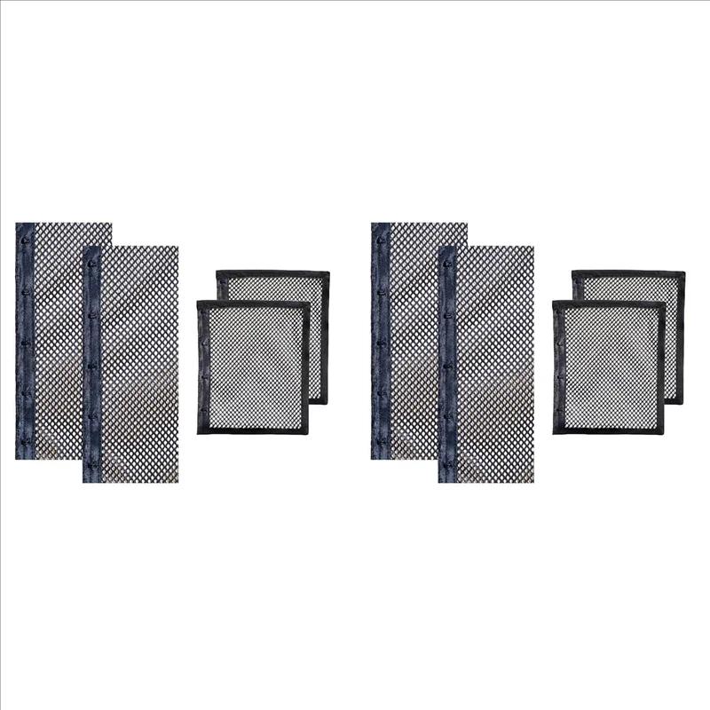 Civière de cheveux à verrouillage N de longueur ABWP-8PCS, anneau de bouclage, filet de bouclage, en