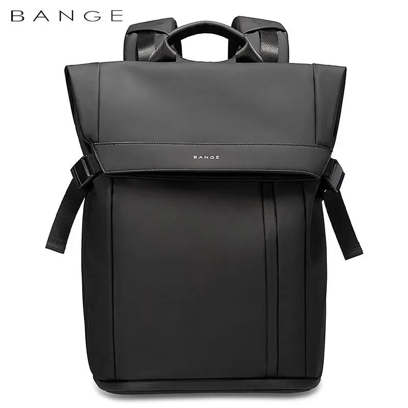 Mochila Bange-Sac de voyage étanche à compartiments multiples pour homme, ordinateur portable, noir,