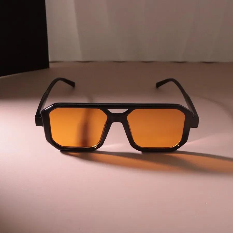 Lunettes de soleil carrées punk colorées pour femmes et hommes, lunettes de soleil pour femmes, rect